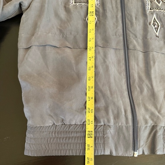 Vintage Saint‎ Germain Paris 100% silk beaded jacket - Picture 4 of 6